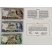 IRELAND 1977 . ONE 1 - TEN 10 POUNDS BANKNOTE . SPECIMEN SET